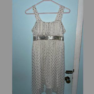 White and Gold Dress